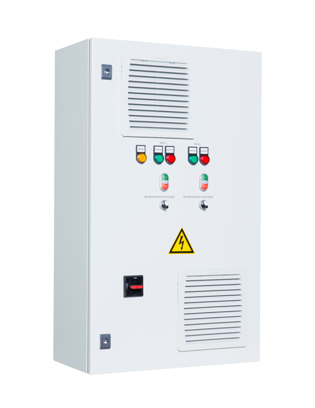 Шкаф управления вентилятором АЛЬФАУМ АЛМ-ШУВ SA0.1-SHUV-MZ1-4 c ПЧ 1x4 кВт