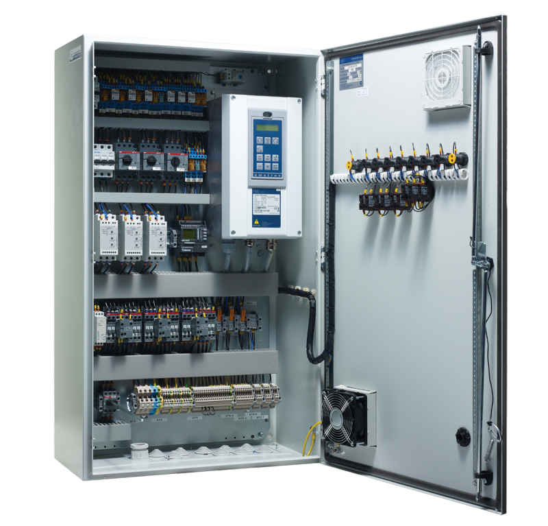 Шкаф управления компрессором АЛЬФАУМ АЛМ-ШУК SA0.3-SHUK-MK1-7,5 c прямым пуском 1x7,5 кВт